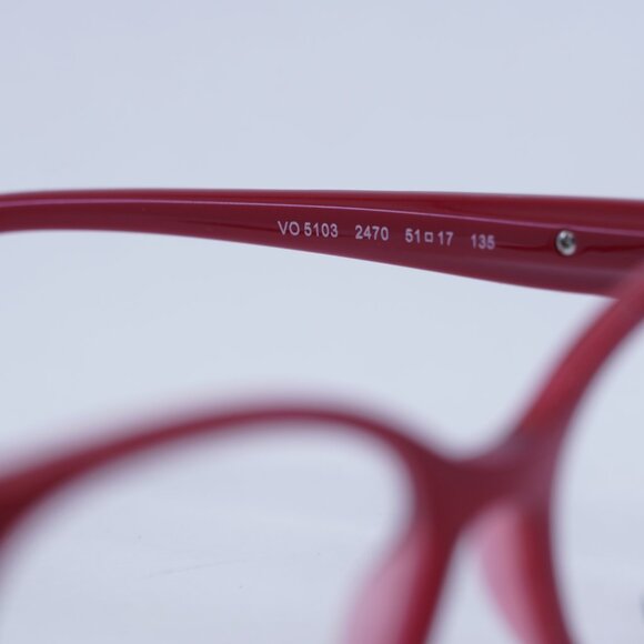 🕶️ New Vogue VO5103 2470  Eyeglasses - Red Frame 51mm - Picture 7 of 10